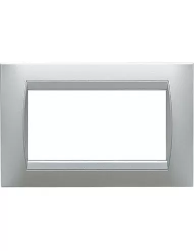 Placa de interconexión Bticino 120044th 4 módulos light tech